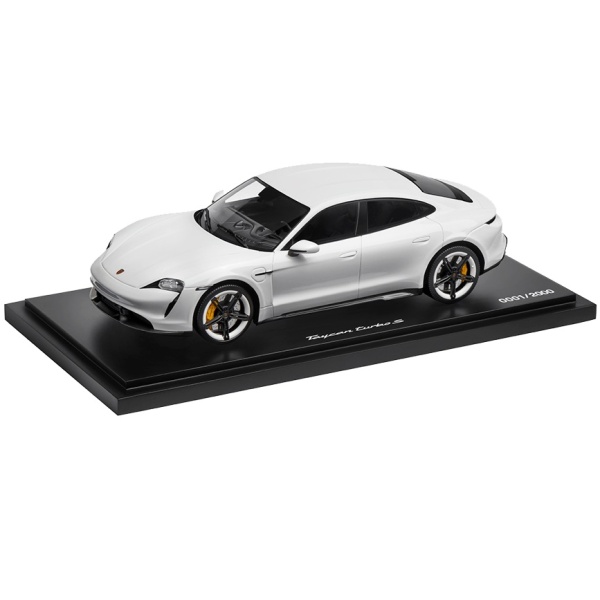 Macheta Oe Porsche Taycan Turbo S 1:18 Alb Metalizat WAP0217800L